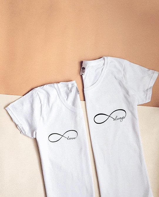 Парні футболки для хлопця та дівчини — Нескінченність Чернівці - фото 1