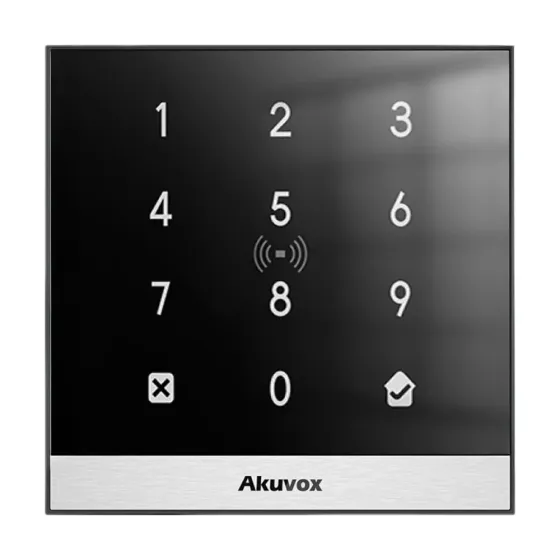 Термінал контролю доступу Akuvox A02 з клавіатурою та зчитувачем EM-Marine / Mifare / NFC (61-00103) Киев