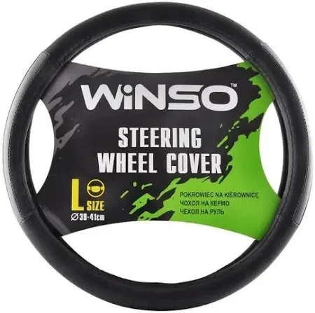 Чохол на кермо WINSO L 39–41 см – Стриманий стиль та комфорт під час керування Ковель