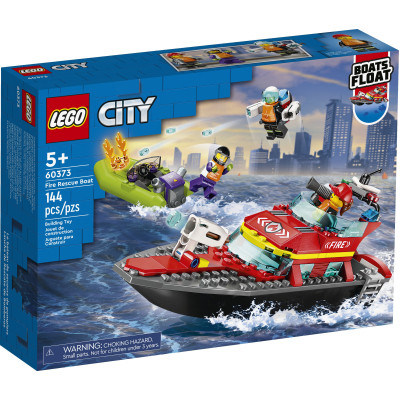 Конструктор LEGO City Лодка пожарной бригады 144 детали (60373) Винница - изображение 1
