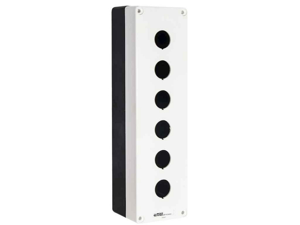 Корпус посту управління HJ9-6 (6-місний) білий ТМ АСКО Київ - фото 1