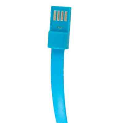 Дата кабель USB 2.0 AM to Micro 5P 0.2m браслет blue Extradigital (KBU1784) Вінниця