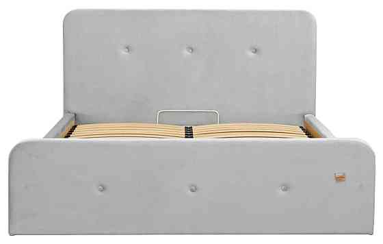 Ліжко Michelle VIP 140 х 190 см Monolith 84 З додатковою металевою цільнозварною рамою Сірий Київ