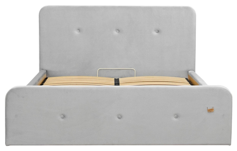 Ліжко Michelle VIP 140 х 190 см Monolith 84 З додатковою металевою цільнозварною рамою Сірий Київ - фото 6