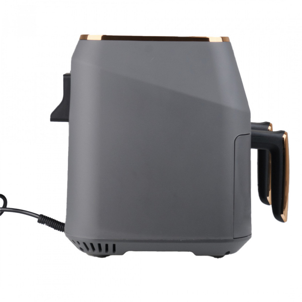 Sokany Аерогриль-фрітюрниця SOKANY SK-ZG-8030 на 8 літрів 2 відділення сіра Коломия - фото 6