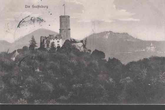 Почтовая карточка. Die Godesburg 1911год Полтава