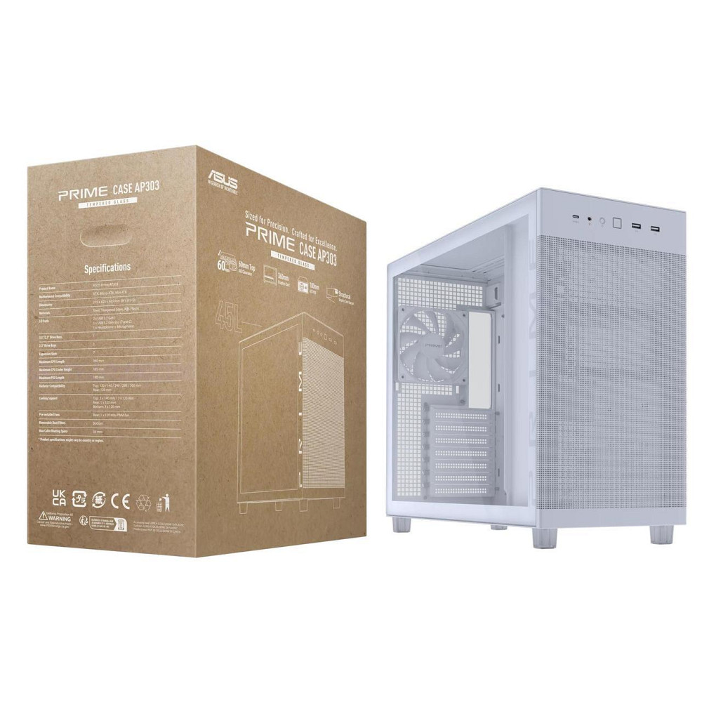 Корпус Asus Prime AP303 TG White (90DC00V3-B39010) ( 16429 ) Харків - фото 8