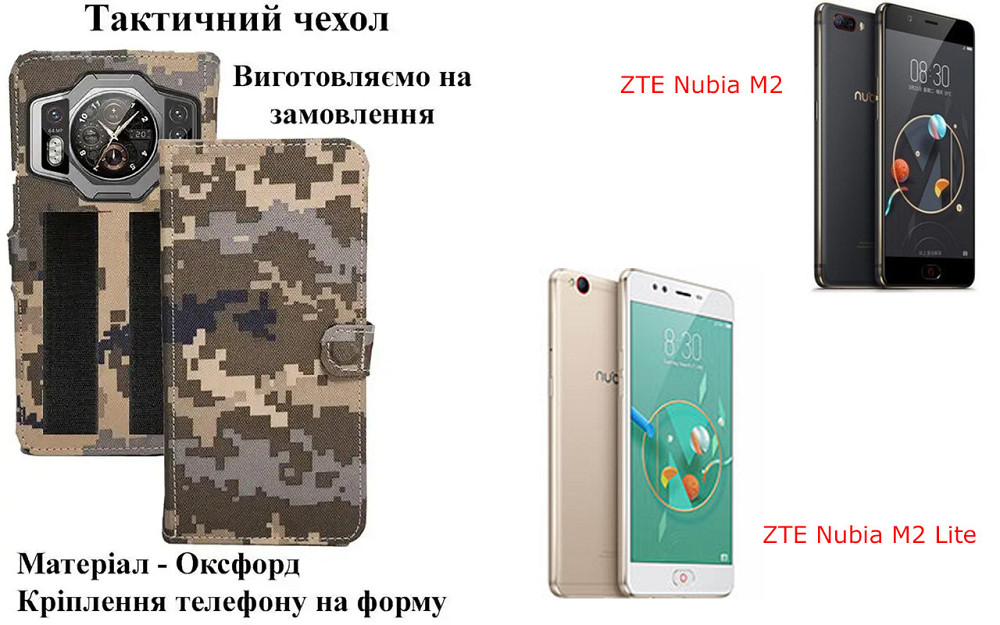 Тактичний чохол для TECNO Spark 7 (KF6n), кріпиться до спорядження на липучці Київ - фото 1