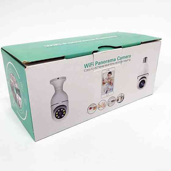 Камеры для улицы и дома CAM L1 E27 WIFI IP, Камера наблюдения с записью на HC-293 карту памяти Киев