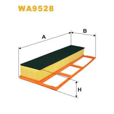 Повітряний фільтр для автомобіля Wixfiltron WA9528 Вінниця