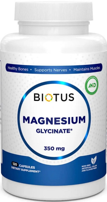 Магній гліцинат Biotus Magnesium Glycinate 120 капс Київ - фото 3