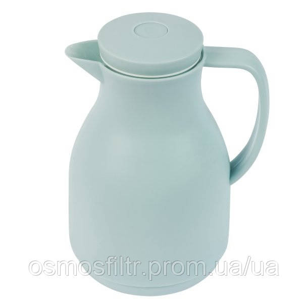 Термос/кувшин Axentia 1л с кнопкой зеленый стеклянная колба 17х24х14 см (135292) Киев - изображение 1