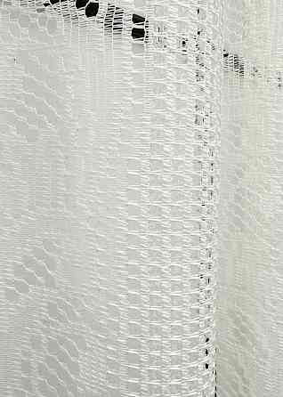 Кухонная арка № 000к сетка С тесьмой молочный 300х170 см (51-080) Киев