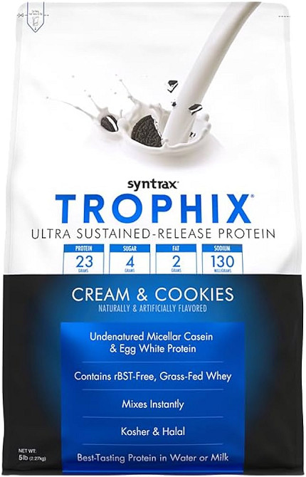 Протеин Syntrax Trophix 2.2 kg (Cream & Cookies) Луцк - изображение 1