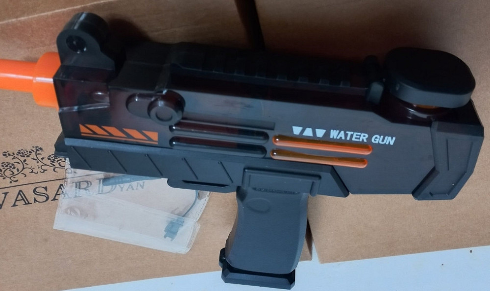 Дитячий електричний водяний автомат-пістолет Узі. Харків - фото 1