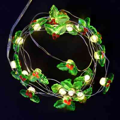 Гирлянда YES! Fun На медной проволоке Омела 20 LED Тепло-белая 2.2 м На батарейках (801210) Винница