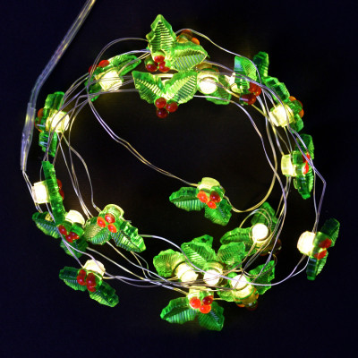 Гирлянда YES! Fun На медной проволоке Омела 20 LED Тепло-белая 2.2 м На батарейках (801210) Винница - изображение 3