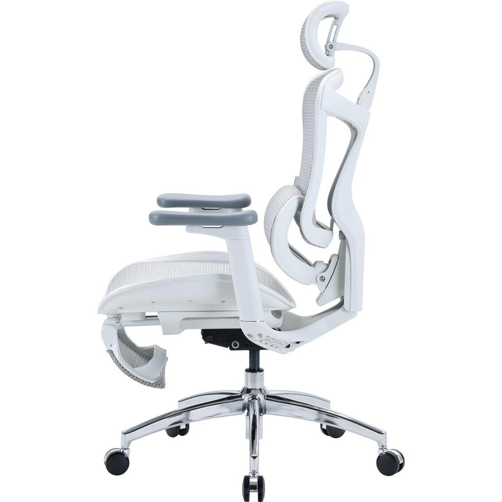 Кресло офисное Sihoo Doro C300L Mesh White with footrest (Doro-C300L-A3-102-JT) ( 14112 ) Харьков - изображение 6