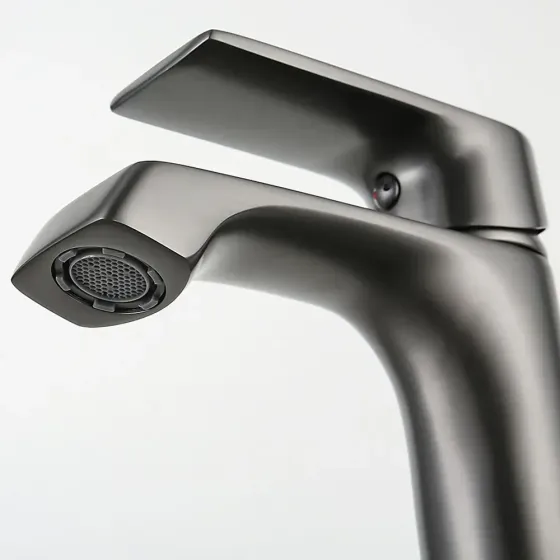 Змішувач для умивальника Frap F1071-9 графіт Київ