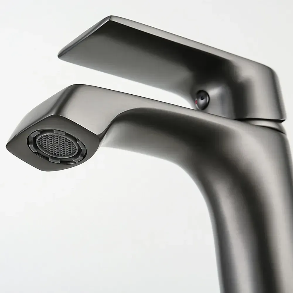 Змішувач для умивальника Frap F1071-9 графіт Київ - фото 4