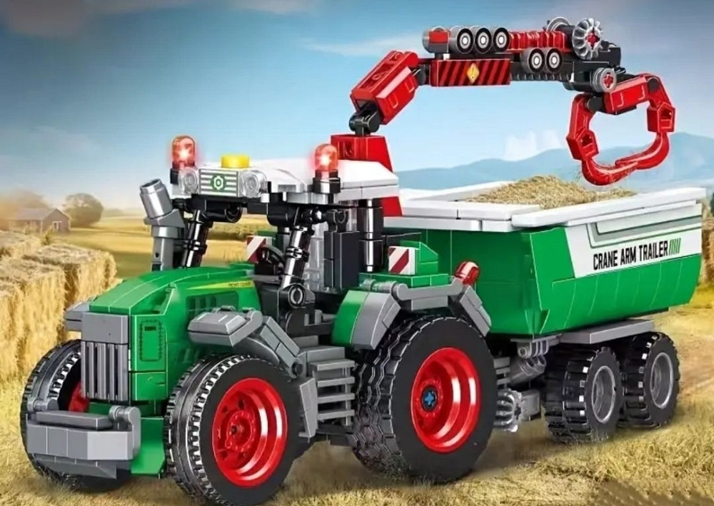 Конструктор трактор,бульдозер, комбайн (+1000деталей) Харків - фото 8