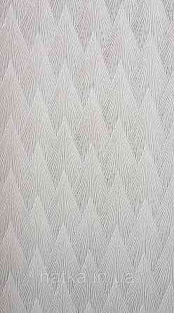 Шпалери вінілові на флізеліні AdaWall Omega1.06х10 геометрія 3д фігури структурні білі зі сріблом 23202-1 Київ