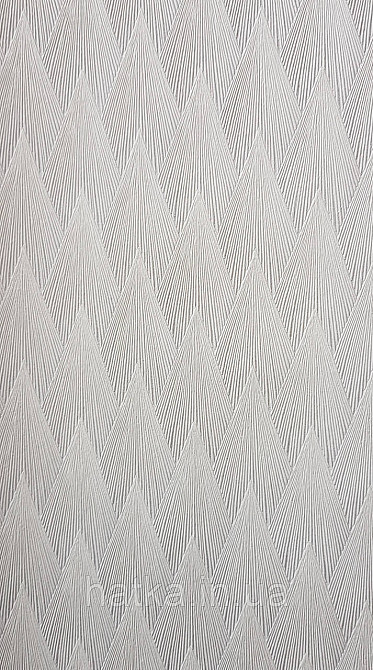 Обои виниловые на флизелине AdaWall Omega1.06х10 геометрия 3д фигуры структурные белые с серебром  23202-1 Киев - изображение 1