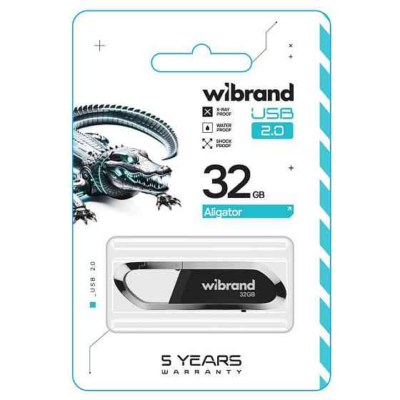 Флешка Wibrand 32Гб Чорна Київ
