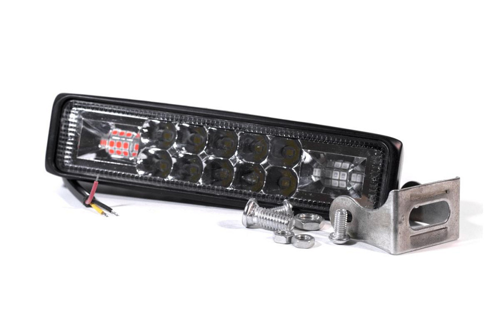 Светодиодная фара AllLight FG-30W Spot 9-30V + красно-синий страбоскоп Харьков - изображение 1