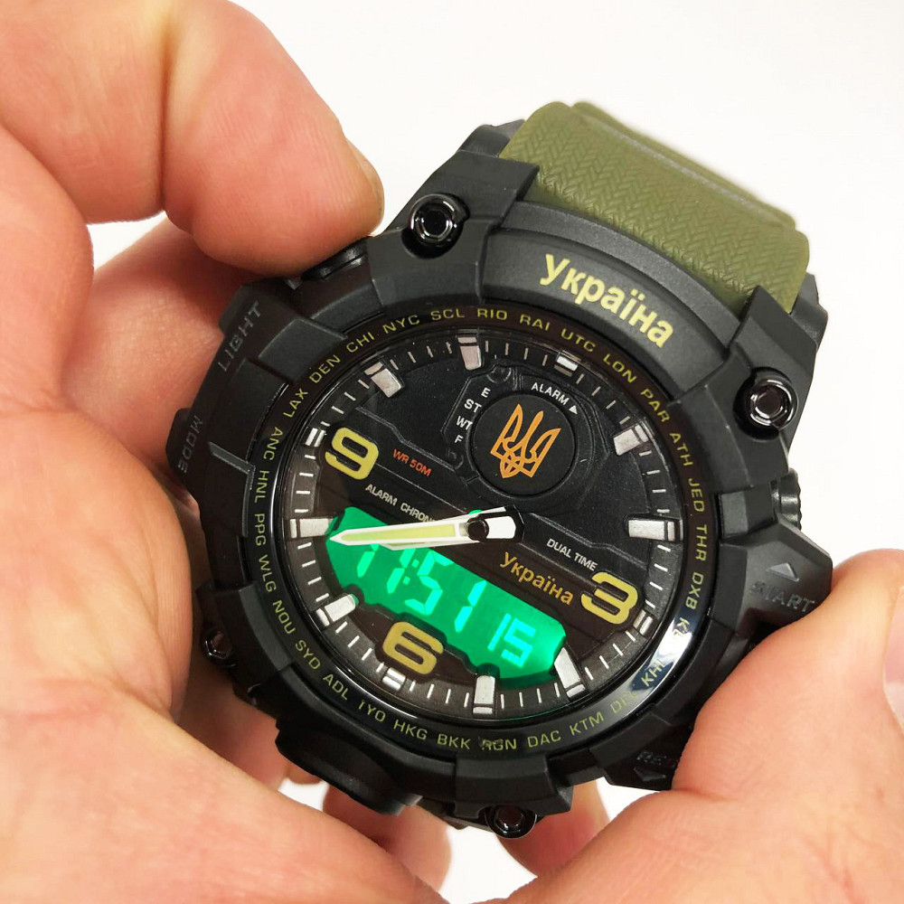 Наручні годинники з електронним механізмом SKMEI 6851/1586AG, Водонепроникні годинники з гарантією YD-29 Івано-Франківськ - фото 1