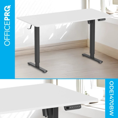 Компьютерный стол OfficePro ODE1470WB White/Black (ODE1470WB) Винница - изображение 8