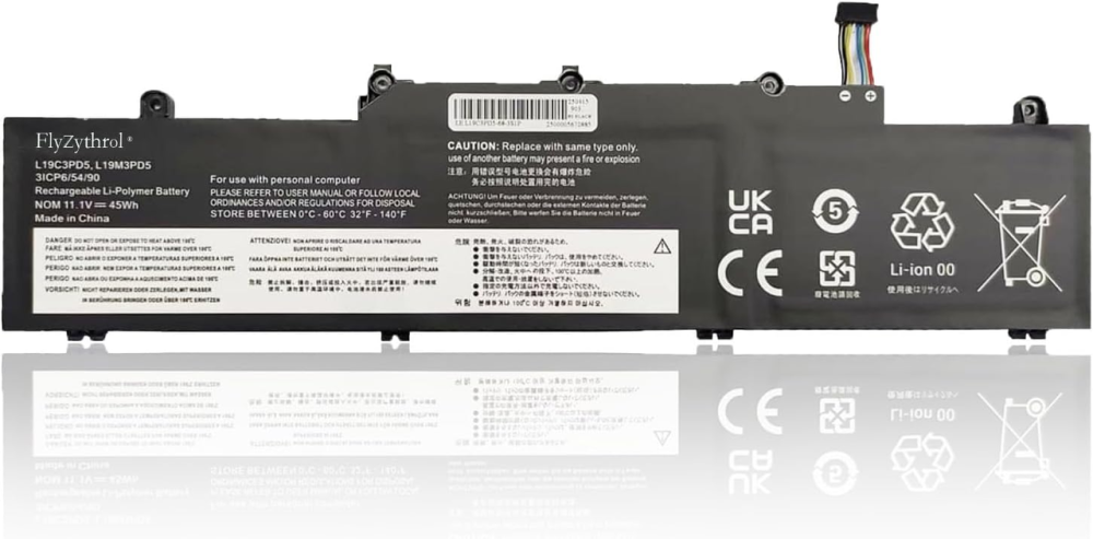 Акумулятор для ноутбука Lenovo ThinkPad E14 E15 Gen 2/3/4 FlyZitrol L19M3PD5 L19C3PD5 — Батарея 11.1V Літій-іонна Київ - фото 2