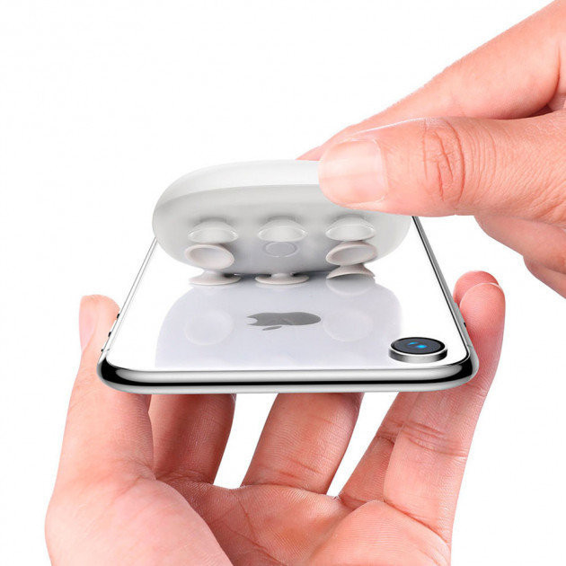 Бездротовий заряд Baseus Suction Cup Wireless Charger WXXP-02 (Білий) Миколаїв - фото 7