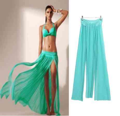 Парео спідниця прозора жіноча універсальний зелений Київ