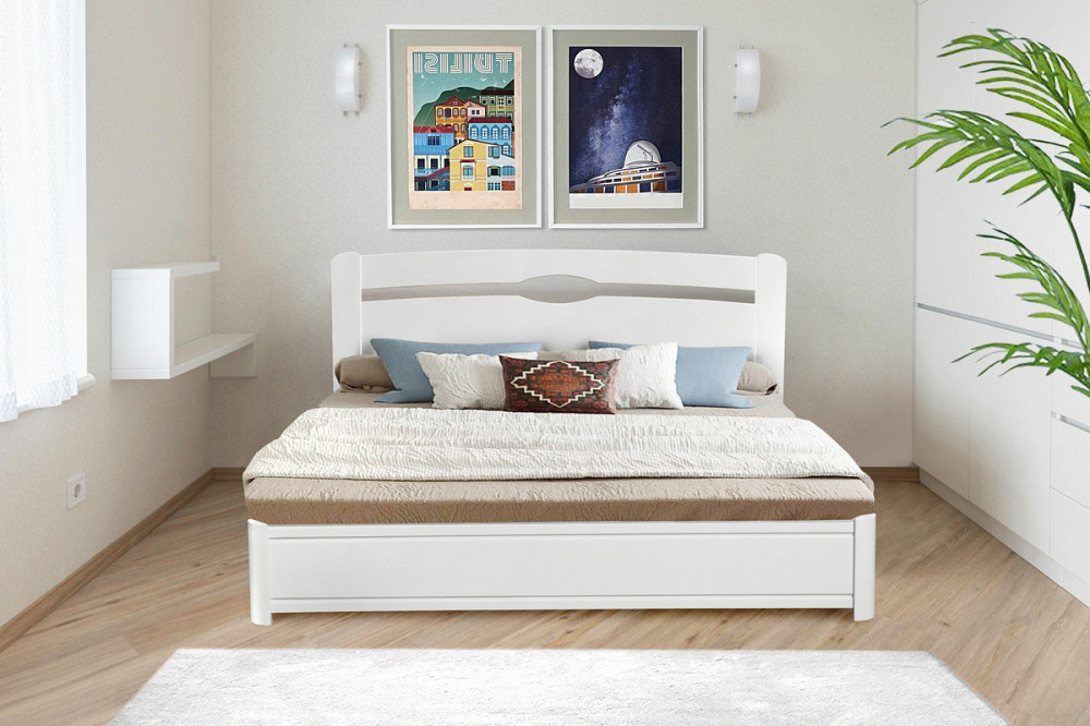 Ліжко Кароліна ПМ 1600*2000, біла Киев - изображение 2