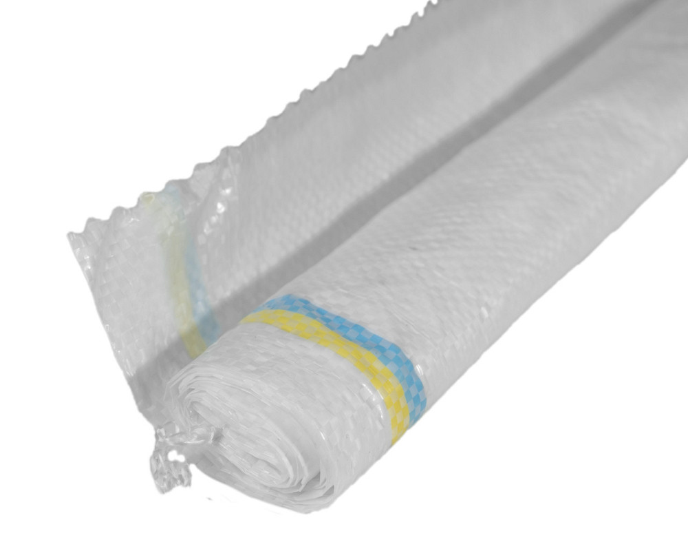 Мешок  100см*55см полипропиленовый белый с (жёлто- голубой полосой) Днепр - изображение 6