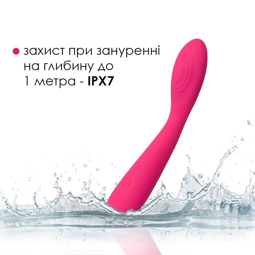 Вібратор для клітора та точки G Svakom Iris Plum Red Sex Aura Київ - фото 5