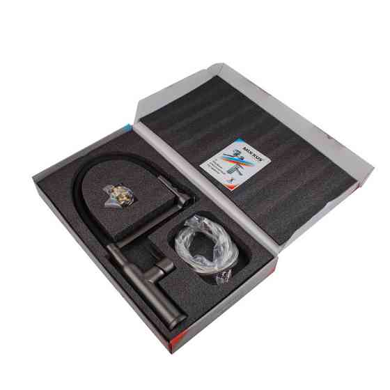 Змішувач для кухні MIXXUS PREMIUM PULL 017 GRAPHITE REFL.BLACK (Кол.графіт+силік.вилив чор.) (MI8278) ( 13004 ) Харьков