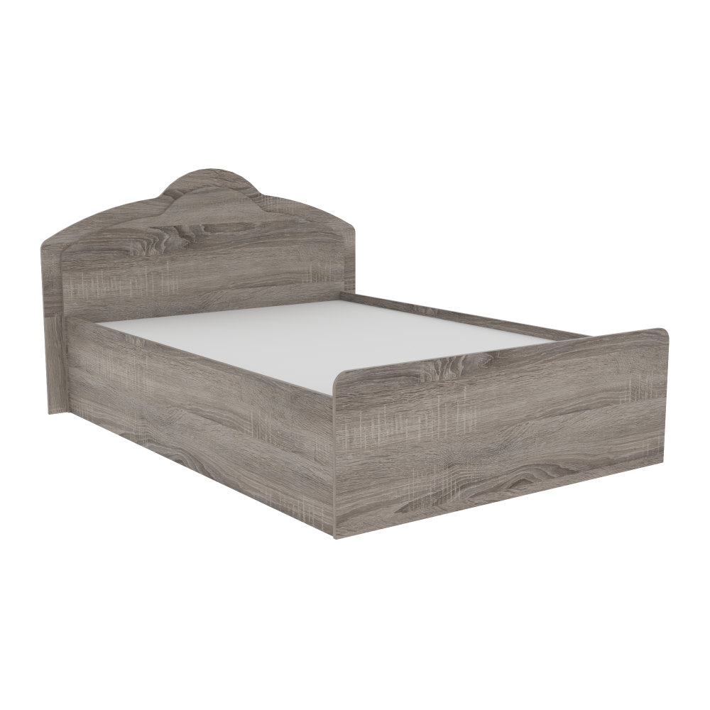 Ліжко Діана двоспальне, Дуб Сонома Трюфель, 2048х1810х1030 Львів - фото 1