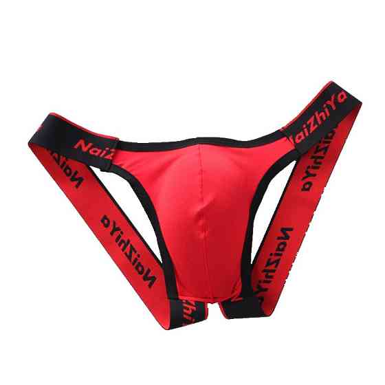 Мужские трусики джоки с надписью красно-черный XL Киев