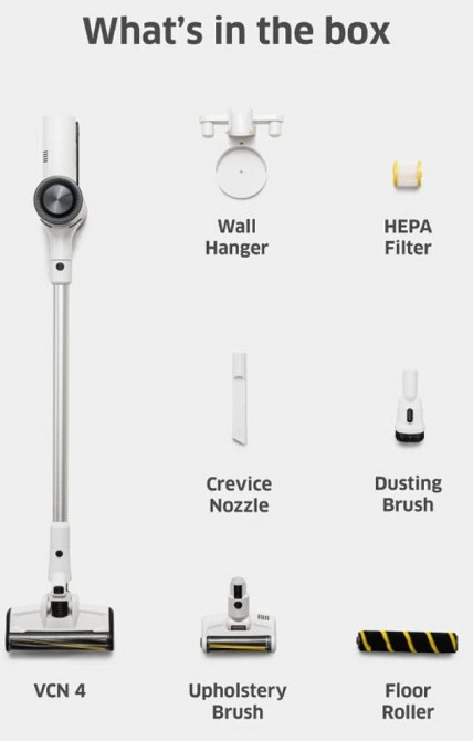 Преміум пилосос Karcher VCN 4 потіжність 450Вт, LCD дисплей Харків - фото 7