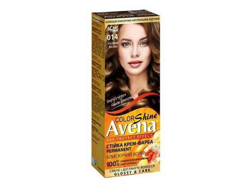 Крем-краска Shine Color 014 Русый ТМ AVENA Solmir Киев - изображение 1