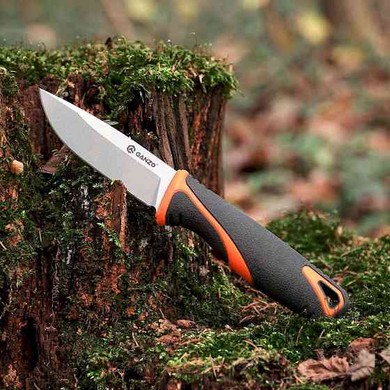 Нож Ganzo G807-OR оранжевый с ножами Киев