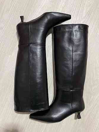 Чоботи жіночі NEW STYLE 4085 чорні (осінь-весна, шкіра натуральна) (6183) Коломия