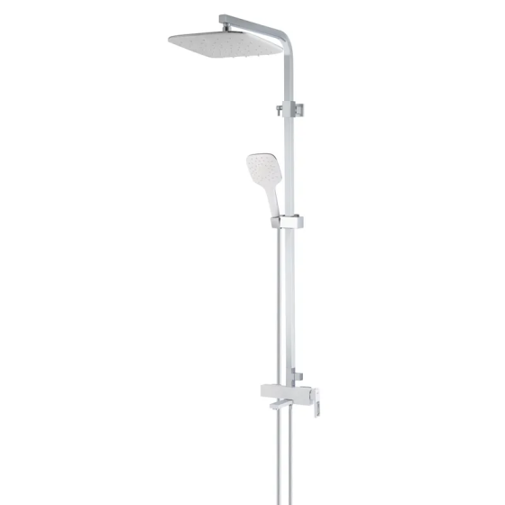 Душова колона зі змішувачем KOER KB-56009-04 3 функціі (Колір хром+білий) (KR5987)   ( 26448 ) Харьков