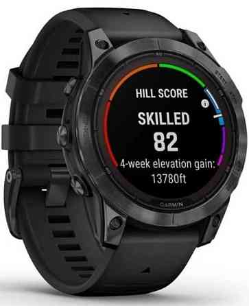 Часы: Garmin Fenix 7 Pro Sapphire Solar Carbon Grey DLC Titanium w.BB Киев