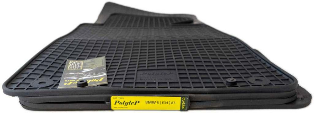 Гумові килимки в салон BMW 5 E34 (1987–1996) комплект 4 штуки Київ - фото 1