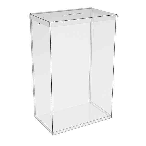 Ящик EKOSTAR без замка для пожертвований и сбора денег 320x200x500. Объем 32 литр Киев