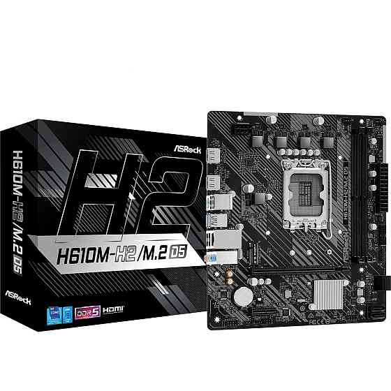 Материнська плата ASRock H610M-H2/M.2 D5 Socket 1700 ( Для настільного ПК ) Харків