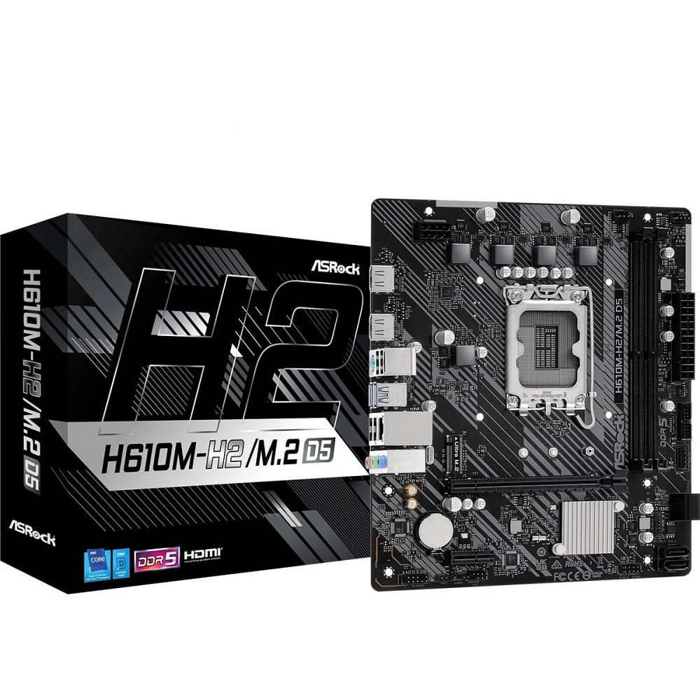 Материнська плата ASRock H610M-H2/M.2 D5 Socket 1700 ( Для настільного ПК ) Харків - фото 5